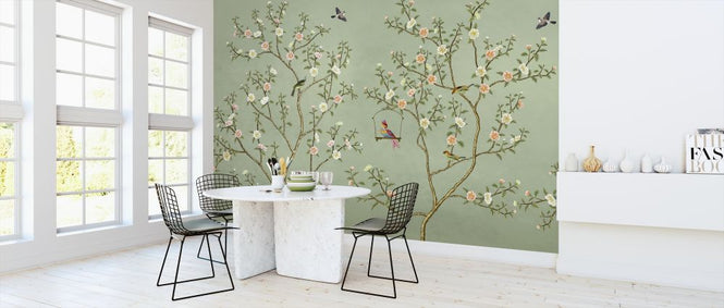 PHOTOWALL / Nouvelle Chinoiserie - Emerald (e318751)