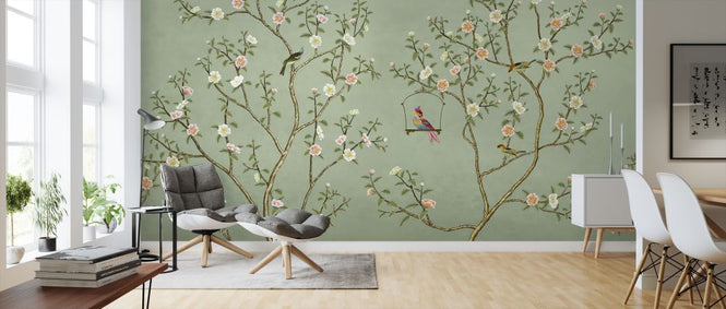 PHOTOWALL / Nouvelle Chinoiserie - Emerald (e318751)