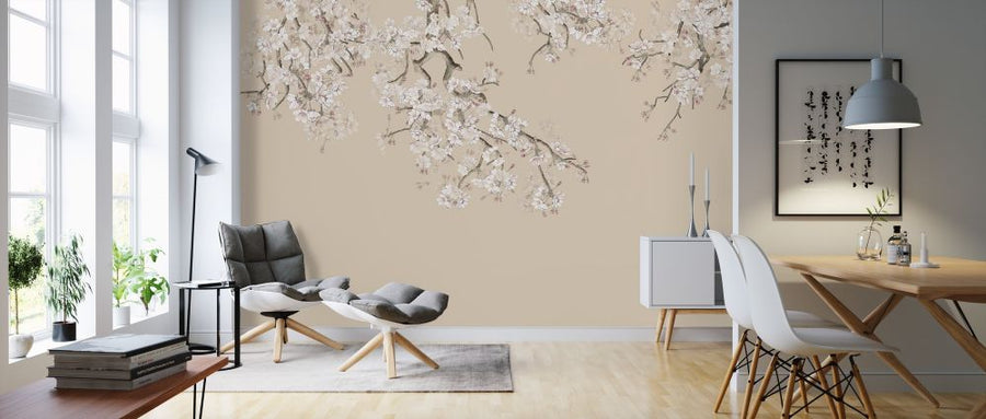 PHOTOWALL / Hanging Branches - Peach (e318876)