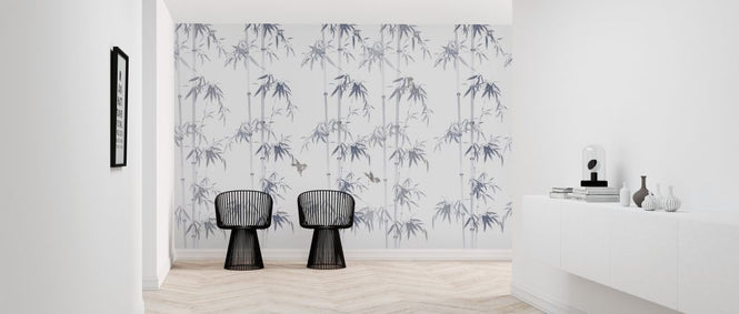 PHOTOWALL / Mon Bamboo - Silver (e318878)