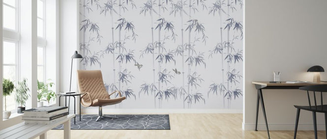 PHOTOWALL / Mon Bamboo - Silver (e318878)