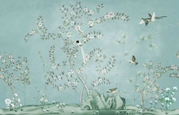 PHOTOWALL / Promised Bird Land - Emerald (e318883)