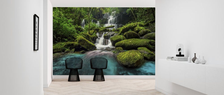 PHOTOWALL / Waterfall in Green Forest (e317852)