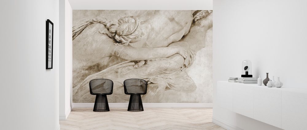 PHOTOWALL / De la Sculpture - Sepia (e319259) | 輸入壁紙専門