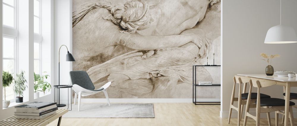 PHOTOWALL / De la Sculpture - Sepia (e319259) | 輸入壁紙専門