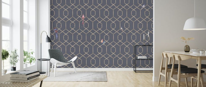 PHOTOWALL / Scalet´s Bamboo Web - Ash Blue (e319261)