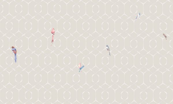 PHOTOWALL / Scalet´s Bamboo Web - Powder Pink (e319262)