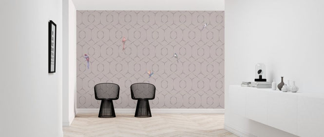 PHOTOWALL / Scalet´s Bamboo Web - Rose Ash Light (e319263)