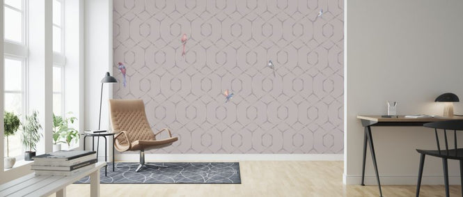 PHOTOWALL / Scalet´s Bamboo Web - Rose Ash Light (e319263)