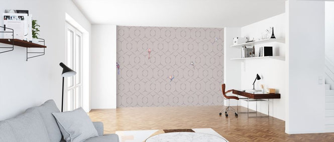 PHOTOWALL / Scalet´s Bamboo Web - Rose Ash Light (e319263)