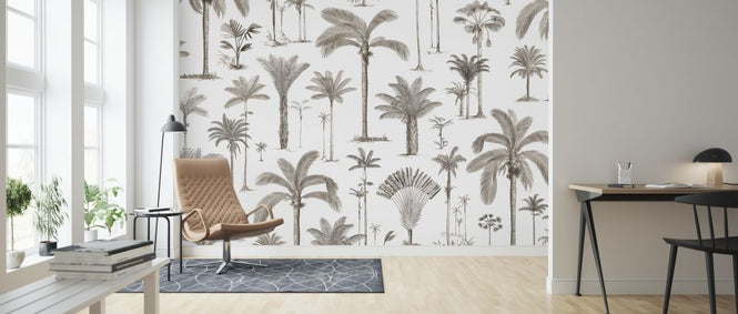 PHOTOWALL / Brazilian Palms - Sepia (e319276)