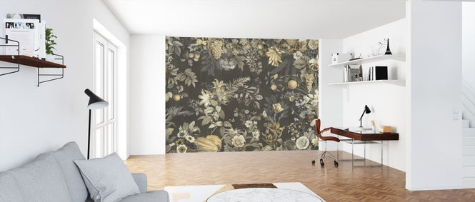 PHOTOWALL / Scarlet Floral - Sepia (e319215)