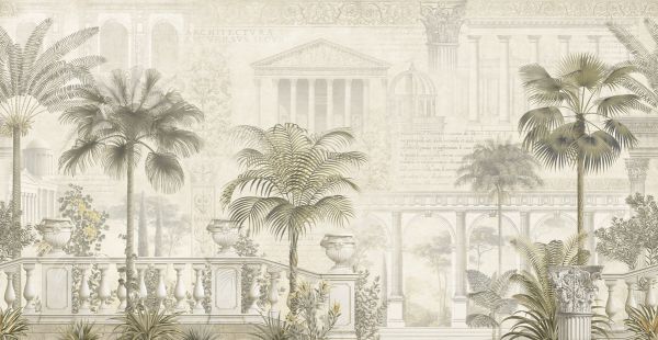 PHOTOWALL / Tropical Residence - Sepia (e319227)