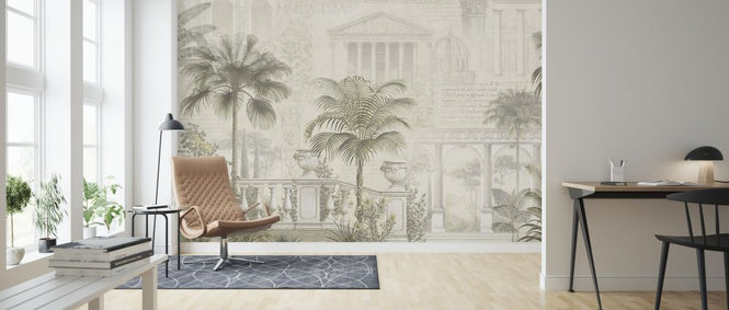 PHOTOWALL / Tropical Residence - Sepia (e319227)