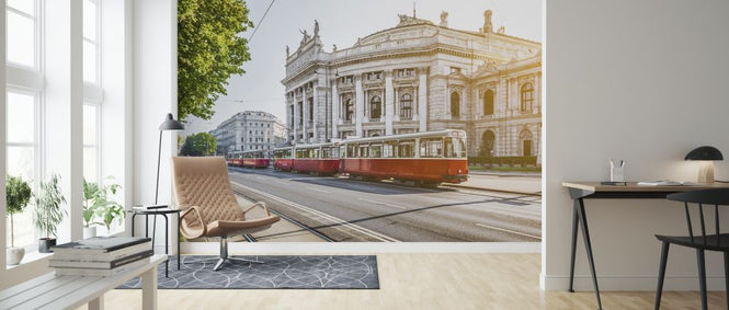 PHOTOWALL / Tram at Sunrise (e317922)