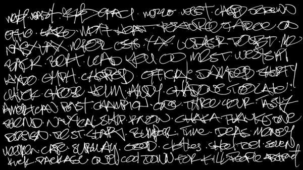 PHOTOWALL / Abstract Graffiti Handwriting (e318074)