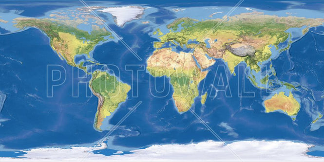PHOTOWALL / Topographic Map (e318077)
