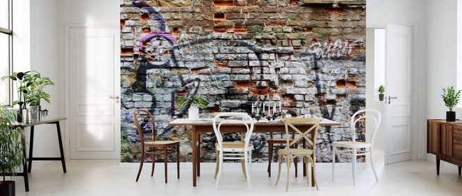PHOTOWALL / Brick Wall Graffiti (e318090)