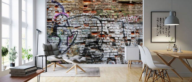 PHOTOWALL / Brick Wall Graffiti (e318090)