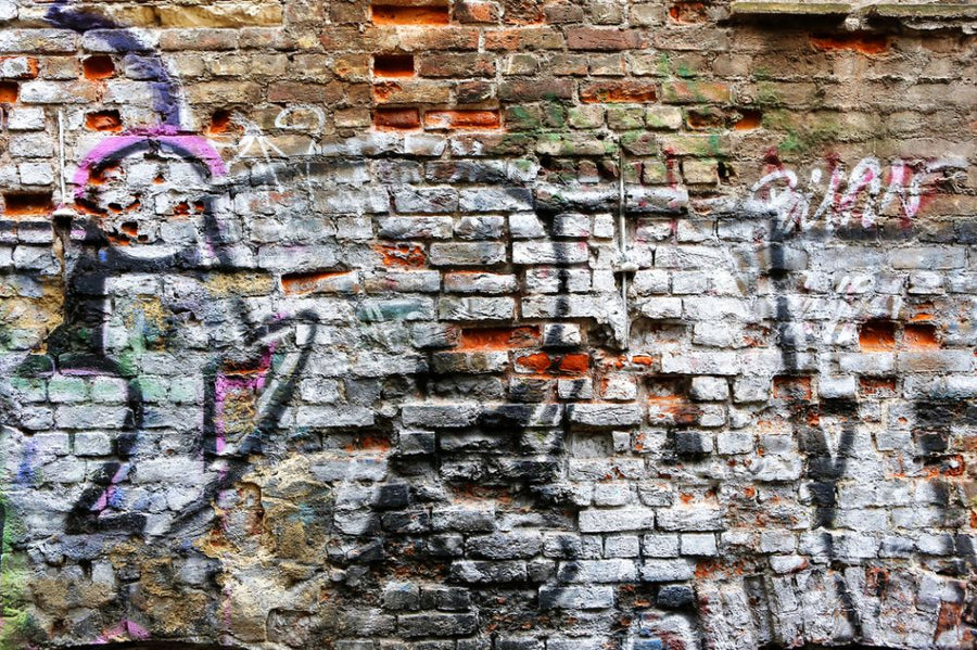 PHOTOWALL / Brick Wall Graffiti (e318090)