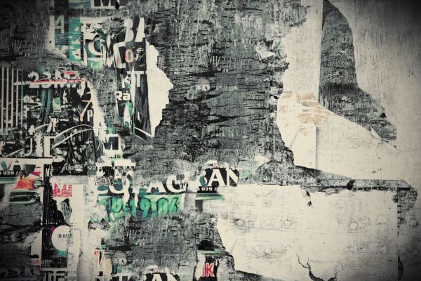 PHOTOWALL / Torn Abstract Posters (e318092)