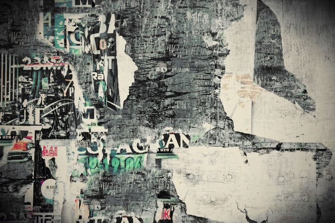 PHOTOWALL / Torn Abstract Posters (e318092)