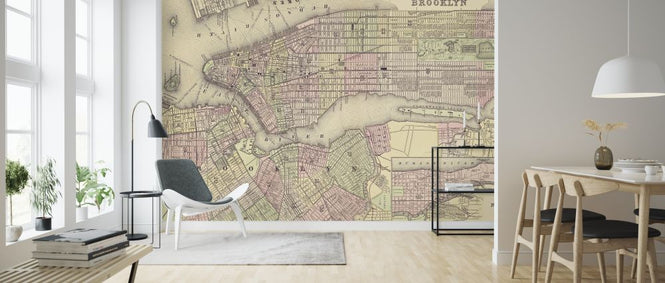 PHOTOWALL / New York City Map (e318104)