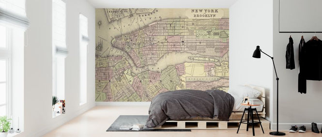 PHOTOWALL / New York City Map (e318104)