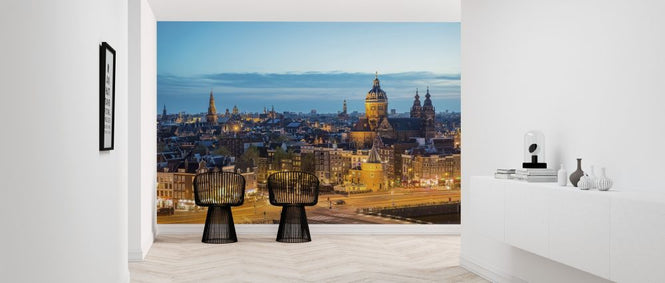 PHOTOWALL / Amsterdam Skyline at Night (e318121)