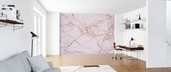 PHOTOWALL / Pink Light Marble Stone (e318130)