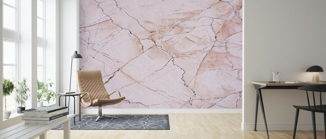 PHOTOWALL / Pink Light Marble Stone (e318130)