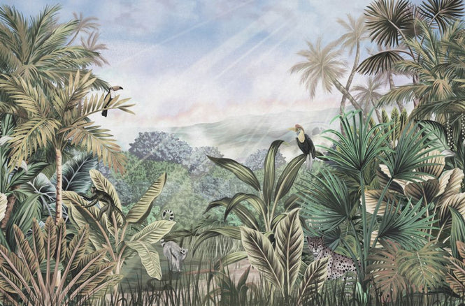 PHOTOWALL / Day in Jungle - Green (e319891)