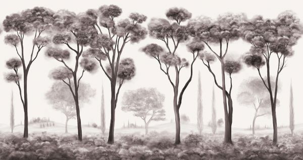 PHOTOWALL / Light and Shade - Plum (e319913)