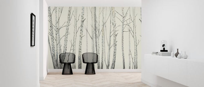PHOTOWALL / Birch Stems - Cream (e319927)