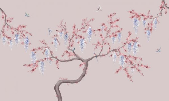 PHOTOWALL / Ineffable Tree - Pink Blue (e319930)