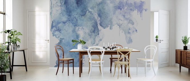 PHOTOWALL / Blue watercolor Stain (e320277)