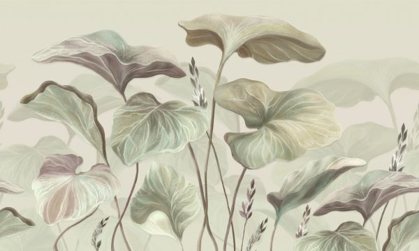 PHOTOWALL / Foliose - Sage (e320298)