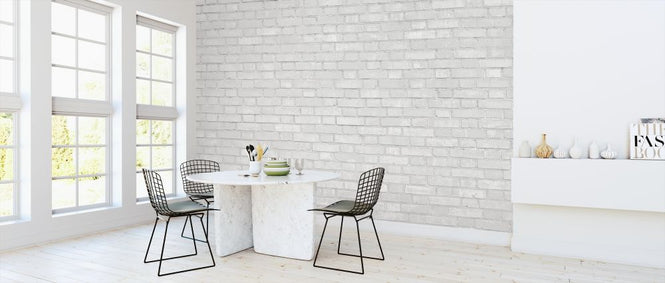 PHOTOWALL / White Brick Wall (e318214)