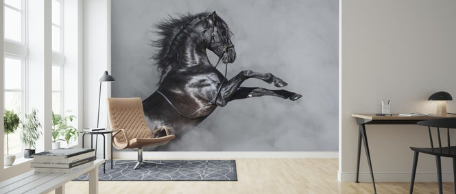 PHOTOWALL / Horse Rearing in Smoke (e318386)