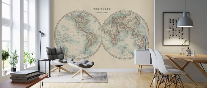 PHOTOWALL / Johnstons World in Hemispheres (e320407)
