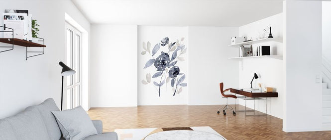 PHOTOWALL / Peonies in Grey (e320520)