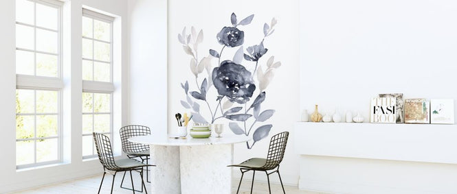 PHOTOWALL / Peonies in Grey II (e320521)