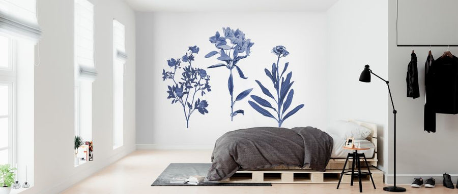 PHOTOWALL / Indigo Pressed Florals (e320586)