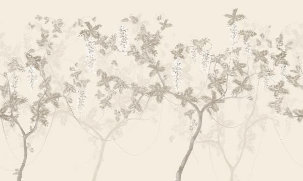 PHOTOWALL / Tree Waltz - Soft Beige (e320954)