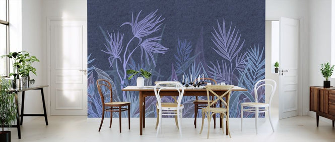 PHOTOWALL / Bare Tropical - Blue (e320811)