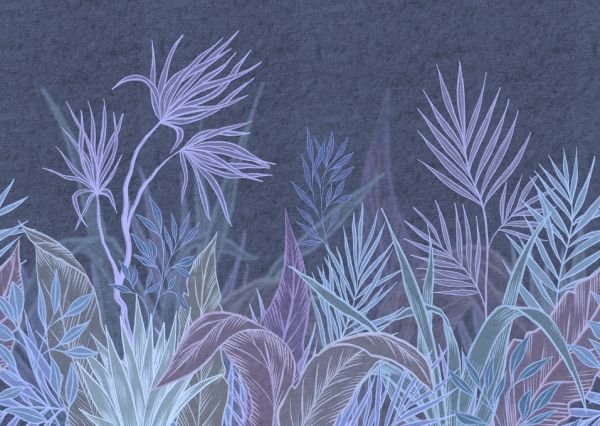 PHOTOWALL / Bare Tropical - Blue (e320811)