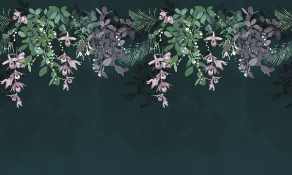 PHOTOWALL / Hanging Tropical Flowers (e320820)