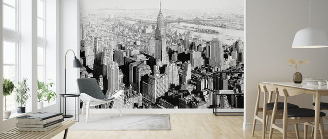 PHOTOWALL / New York City Sketch - Bw (e320825)