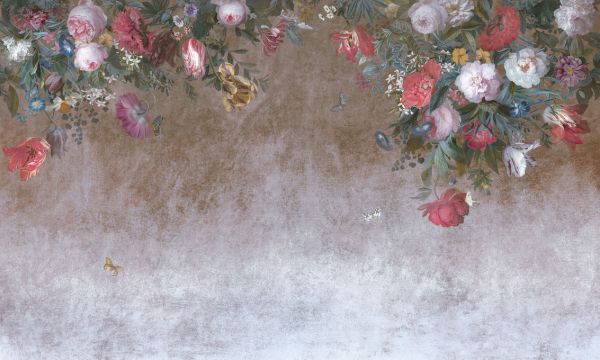 PHOTOWALL / Flower Grunge Wall (e320833)