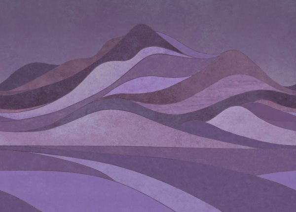 PHOTOWALL / Concord Landscape - Violet (e320859)